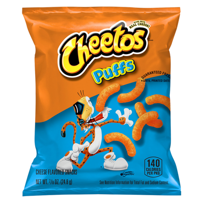 Cheetos Puffs Cheese Flavored Snacks 7/8 Oz