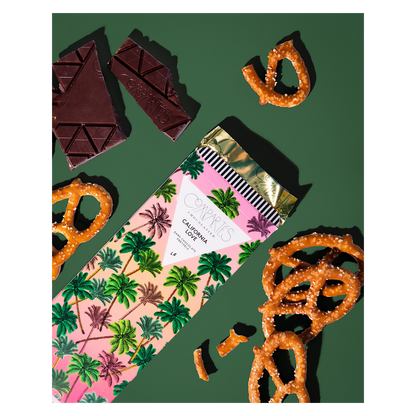 Compartés California Love Pretzel Dark Chocolate Bar 3oz