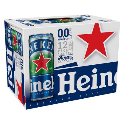 Heineken 0.0 Non-Alcoholic 12pk 11.2oz Can