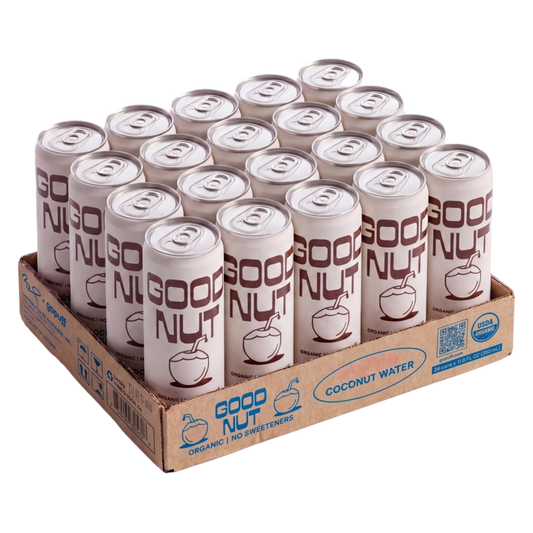 Good Nut Premium Organic Chocolate Coconut Water 11.8oz Can, 24 pack