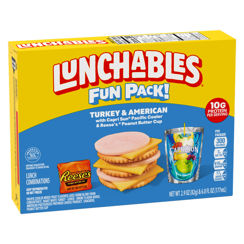 Lunchables Turkey & American Cheese Lunch Combinations with Capri Sun - 8.9oz