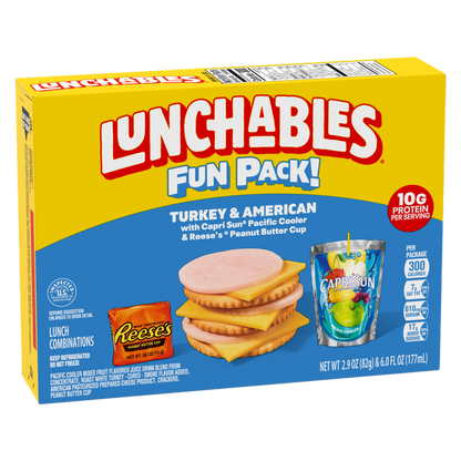 Lunchables Turkey & American Cheese Lunch Combinations with Capri Sun - 8.9oz