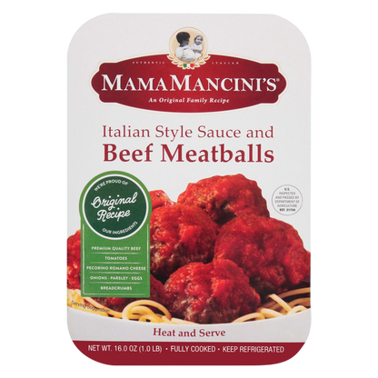 Beef Meatballs in Sauce - 16oz