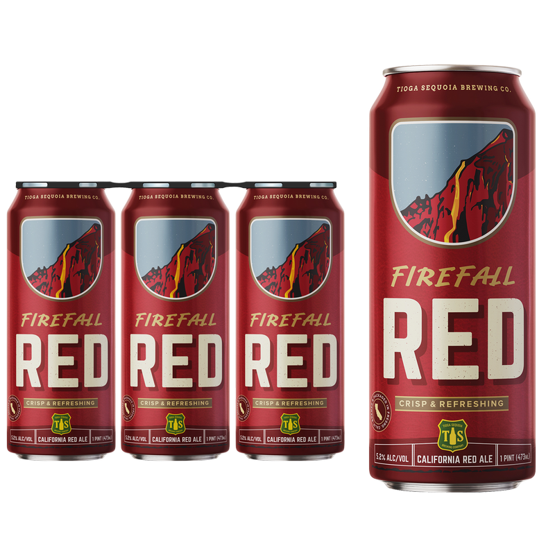 Tioga-Sequoia Brewing Firefall Red Ale 6pk 16oz Can