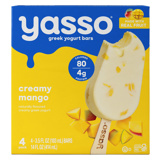 Yasso Creamy Mango Bars 4ct