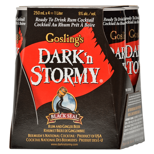 Goslings Dark N Stormy 4pk 250ml