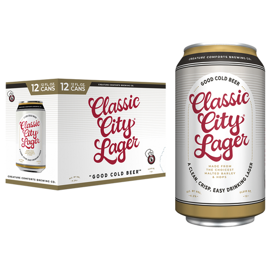 Creature Comforts Brewing Company Classic City Lager 12pk 12oz Can 4.2% ABV
