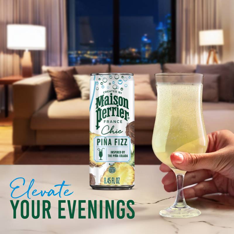 Maison Perrier Chic Piña Fizz 4pk 8.45oz Can