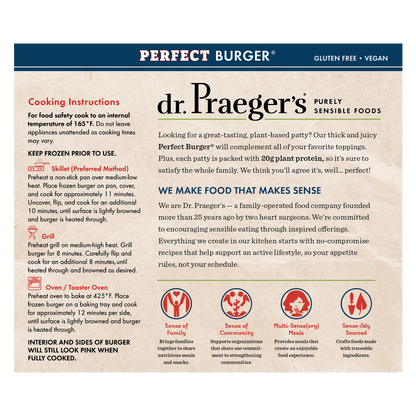 Dr. Praeger's Perfect Burger 8oz