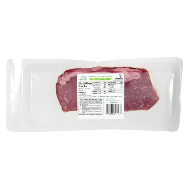 Grass Fed NY Strip Steak (Frozen) - 10oz