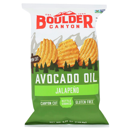 Boulder Canyon Jalapeno Canyon Cut Potato Chips 5.25oz