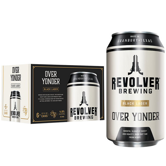 Revolver Over Yonder Black Lager 6Ppk 12oz Can 4.8% ABV