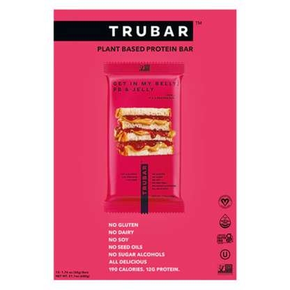 Trubar Get In My Belly Peanut Butter & Jelly 12 CT