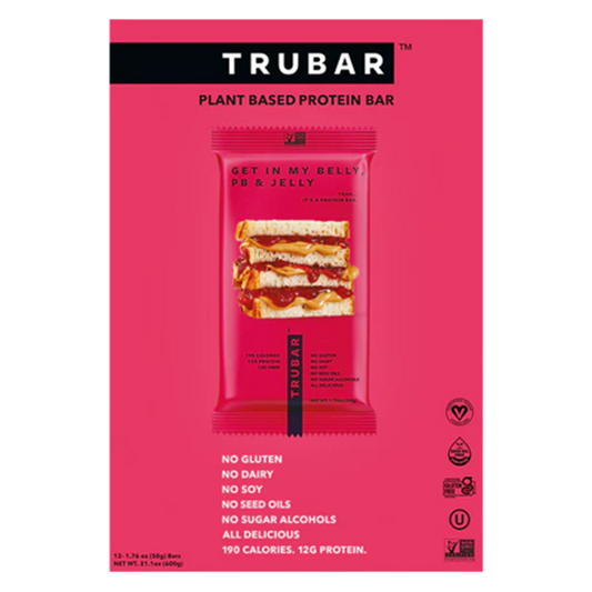 Trubar Get In My Belly Peanut Butter & Jelly 12 CT
