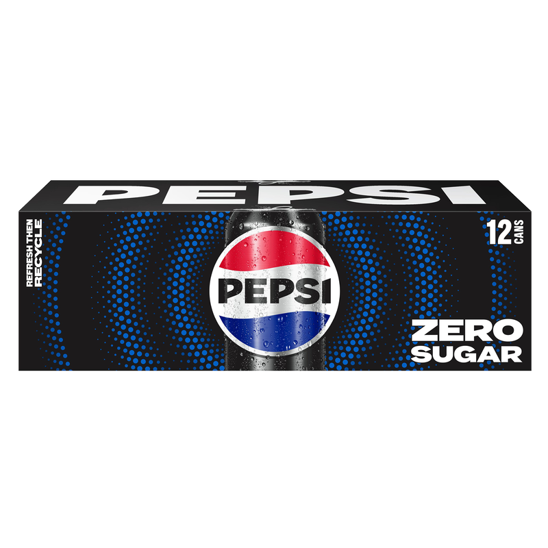 Pepsi Zero Sugar 12pk 12oz Can