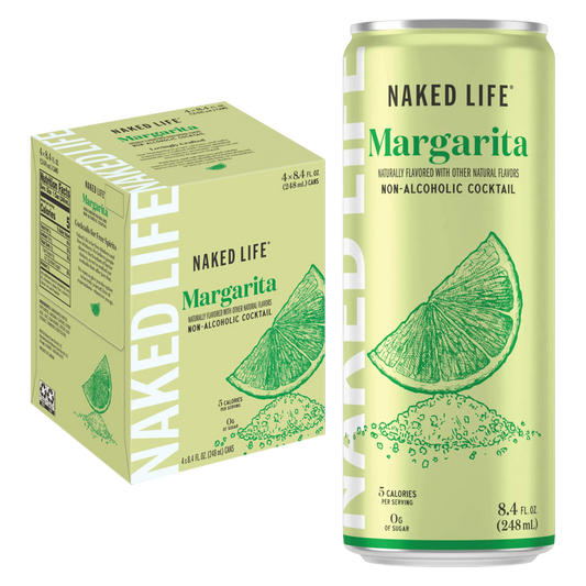 Naked Life Non-Alcoholic Margarita 4pk 8.4oz Can