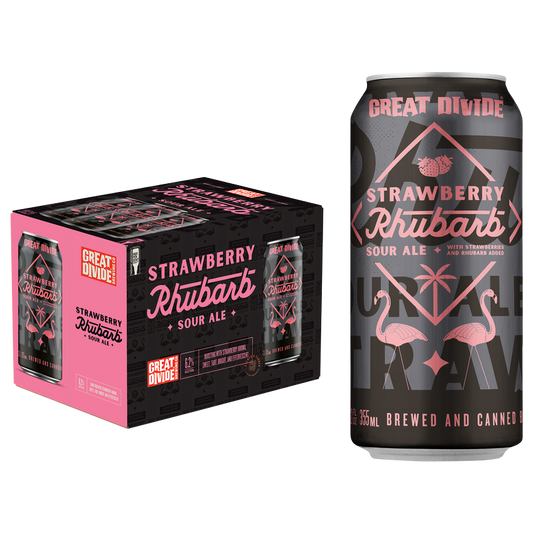 Great Divide Strawberry Rhubarb Sour 6pk 12oz Can 6.2% ABV