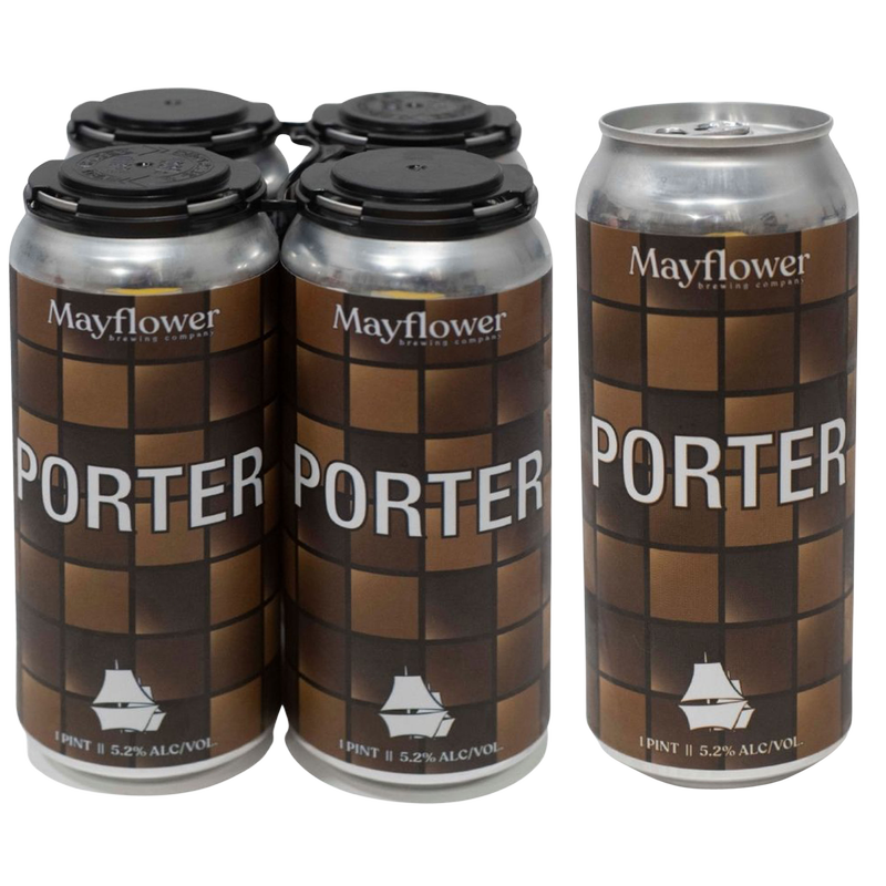 Mayflower Porter 4pk 16oz Can 5.2% ABV