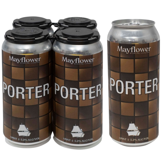 Mayflower Porter 4pk 16oz Can 5.2% ABV