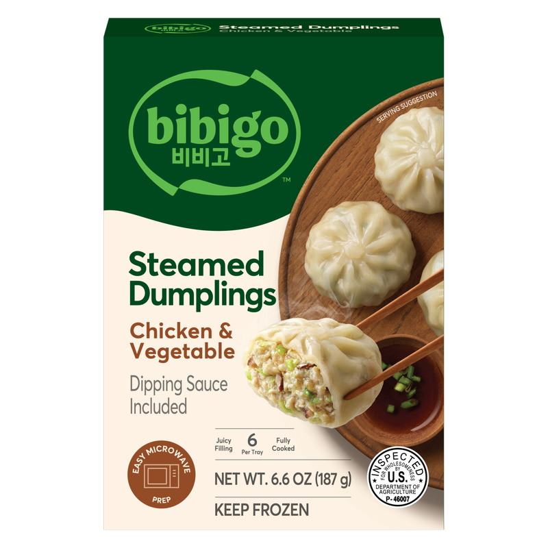 Bibigo Steamed Dumplings Chicken and Vegetable