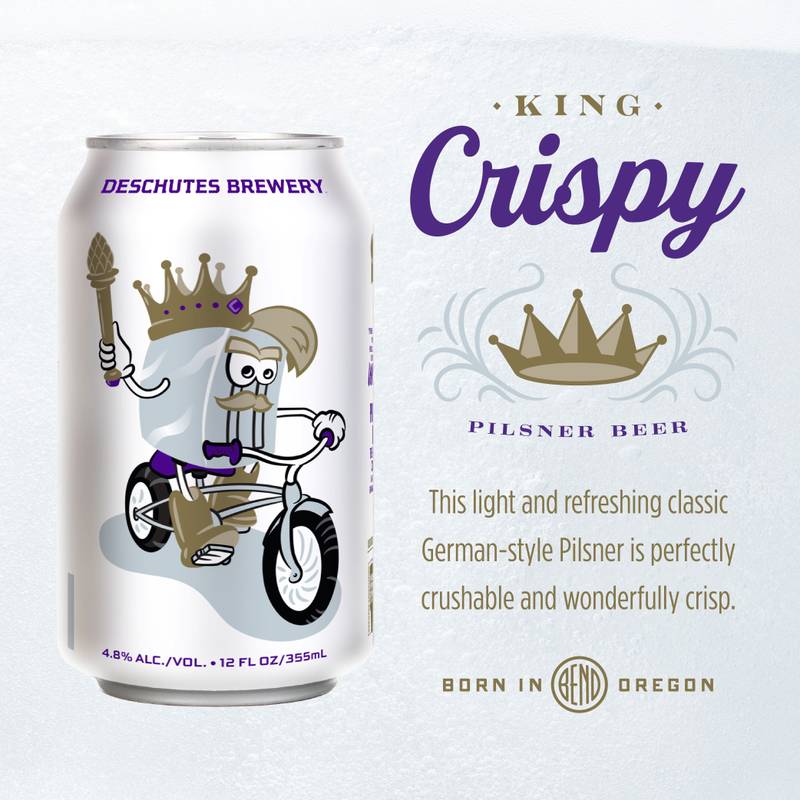 Deschutes King Crispy Pilsner 6/12oz Can