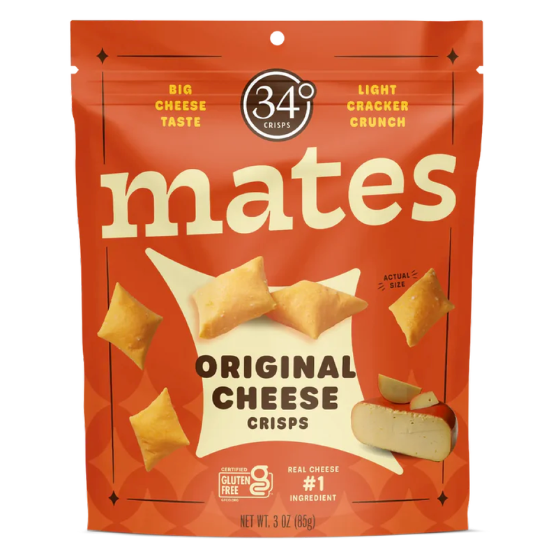 34° Cheese Mates, Original, 3 oz
