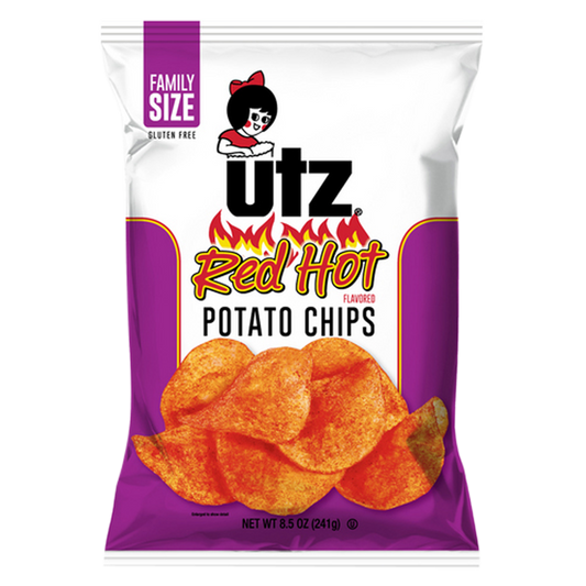 Utz Potato Chips Red Hot 8.5oz