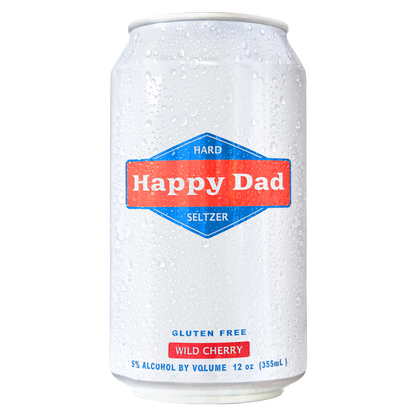 Happy Dad Hard Seltzer Wild Cherry 12pk 12oz Can 5.0% ABV