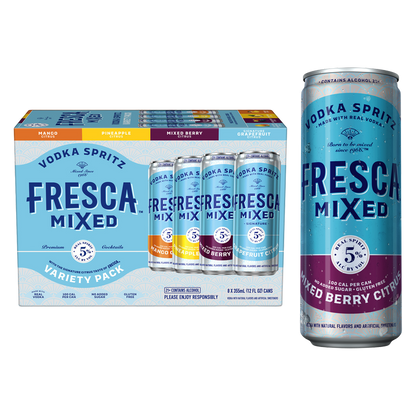Fresca Mixed Vodka Spritz Variety Pack 8pk 12oz Can 5.0% ABV