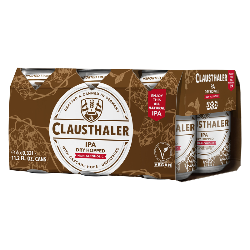 Clausthaler Dry Hopped Non-Alcoholic 6pk 12oz Can 0.0% ABV