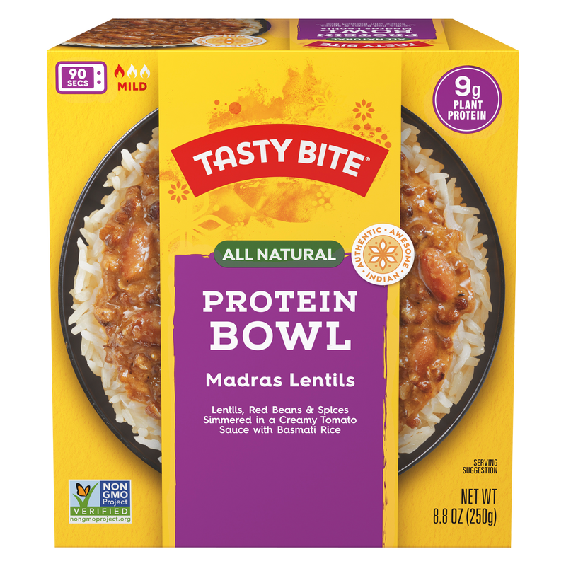 Tasty Bite Madras Lentil Protein Bowl 8.8oz