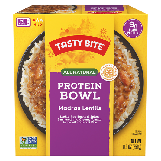 Tasty Bite Madras Lentil Protein Bowl 8.8oz