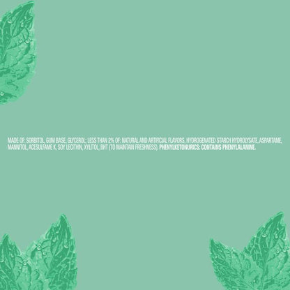 ORBIT Gum Sweet Mint Sugar Free Chewing Gum, Single Pack, 14 Piece