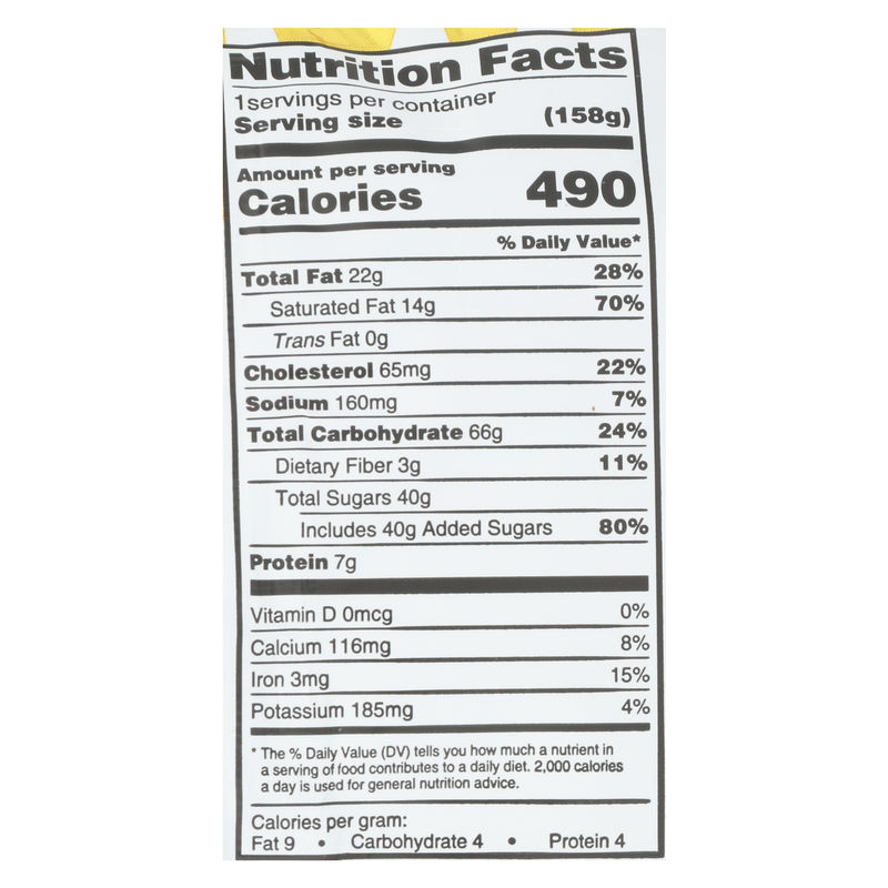 Coolhaus Tahitian Vanilla Bean with Chocolate Chip Cookie Ice Cream Sandwich 5.8oz