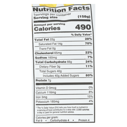 Coolhaus Tahitian Vanilla Bean with Chocolate Chip Cookie Ice Cream Sandwich 5.8oz