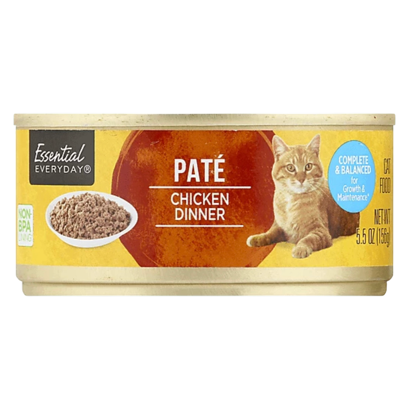 Essential Everyday Canned Chicken Cat Food - 15oz
