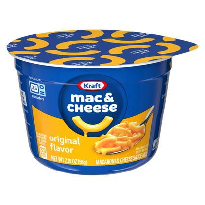 Kraft Original Macaroni & Cheese Microwavable Cup 2.5oz
