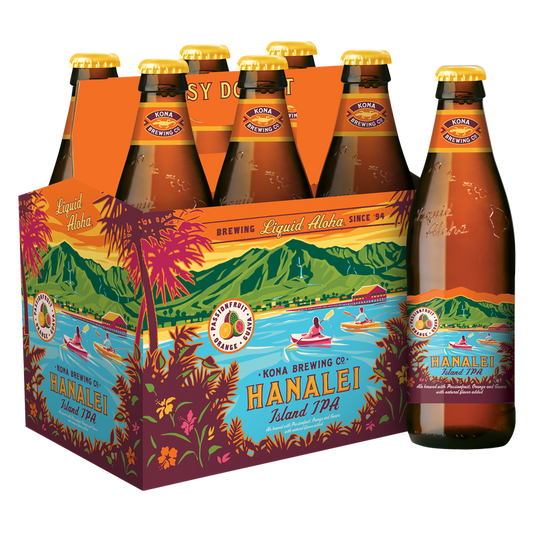 Kona Hanalei 6 Pack 12 oz Bottles
