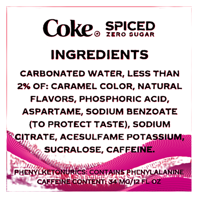 Coca-Cola Zero Sugar Spiced 20oz Btl