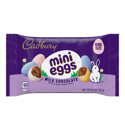 Cadbury Mini Eggs King Size Candy, 2.2 oz
