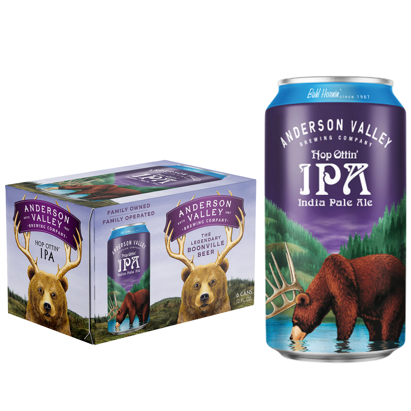 Anderson Valley Hop Ottin Ipa 6pk 12oz Can