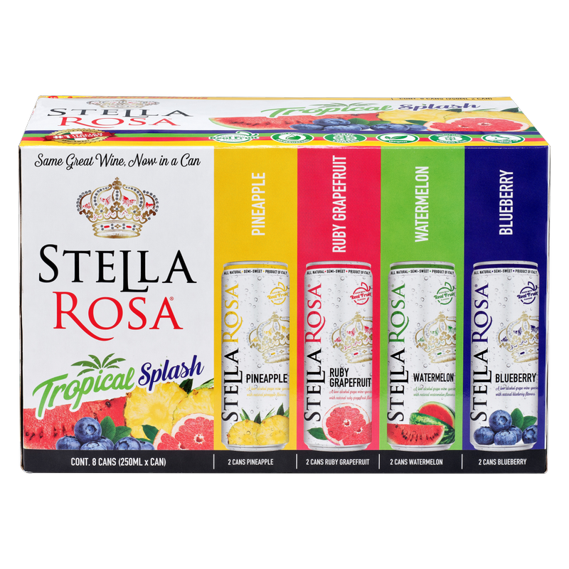 Stella Rosa Tropical Splash Variety Pack 8pk 250ml Cans