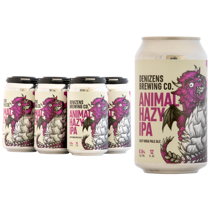 Denizens Animal Hazy IPA 6pk 12oz Can 6.0% ABV