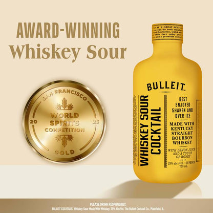Bulleit Whiskey Sour 375ml 25% ABV