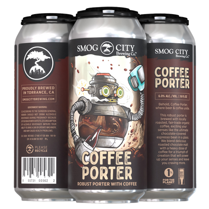 Smog City Coffee Porter 4pk 16oz Can