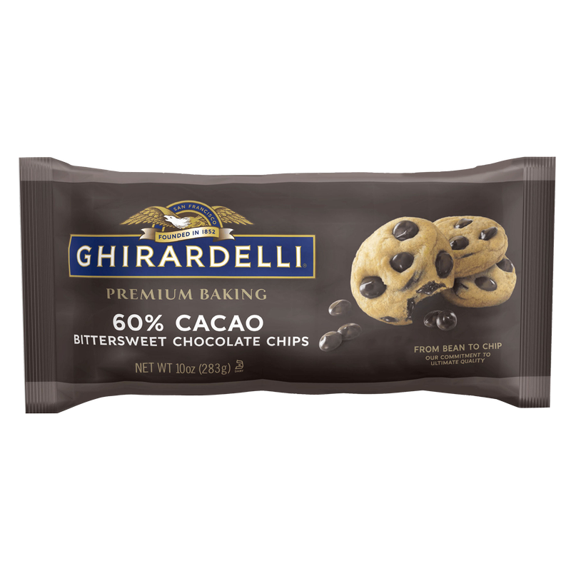 Ghirardelli Premium Baking 60% Cacao Bittersweet Chocolate Chips 10oz