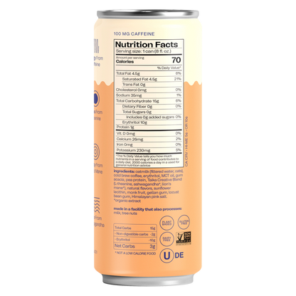 Taika Oat Milk Latte 8oz Can