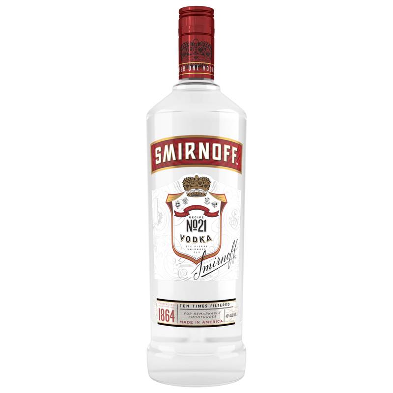 Smirnoff Vodka 1L (80 Proof)