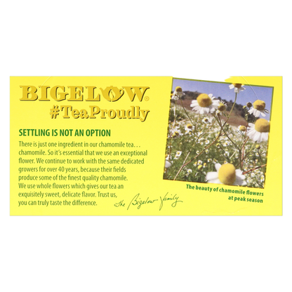 Bigelow Tea Cozy Chamomile Caffeine Free Herbal Tea Bags 18ct Box