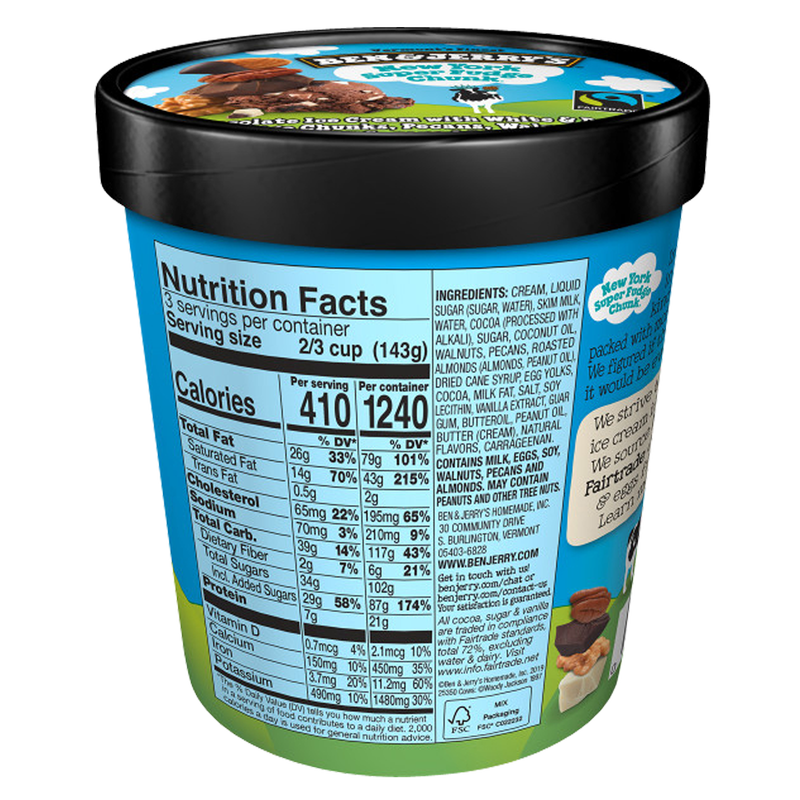 Ben & Jerry's New York Super Fudge Ice Cream Pint